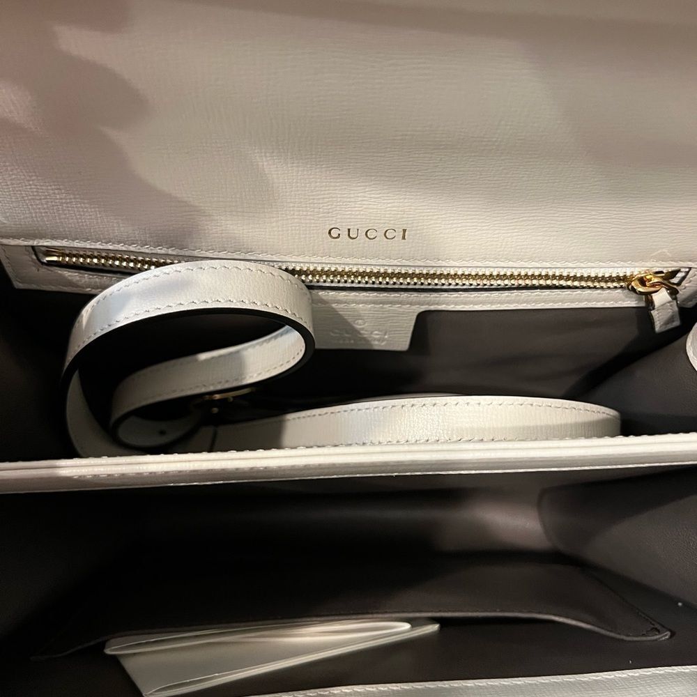 - Used once Gucci Sylvie 1969 small leather shoulder bag - Picture 8 of 11